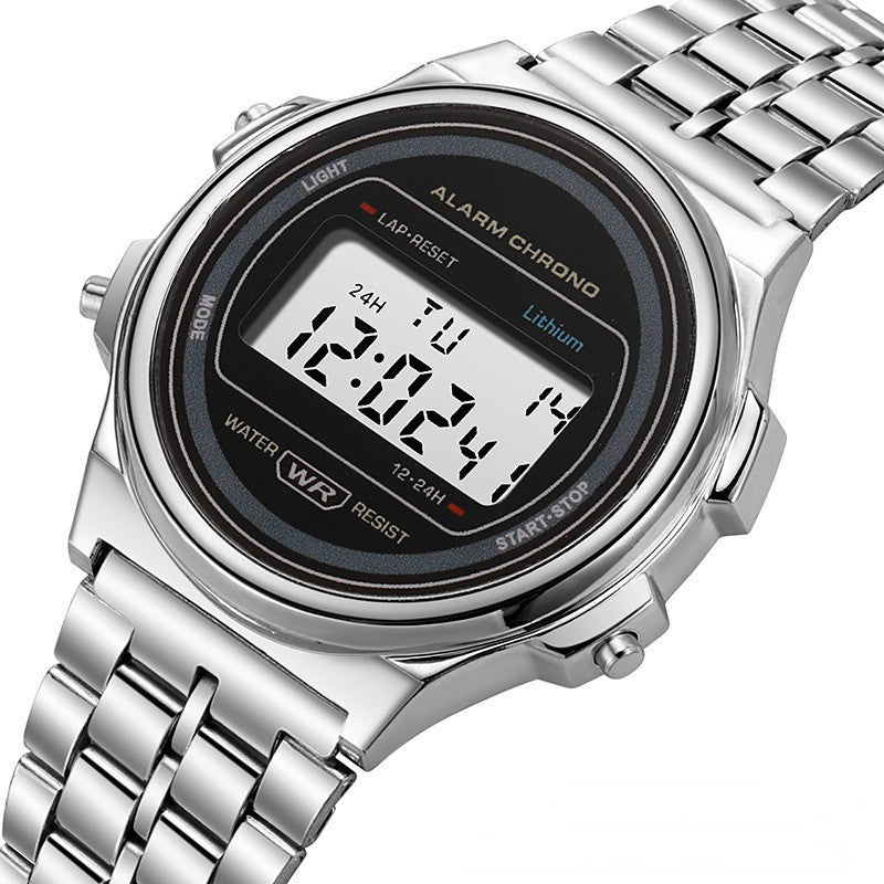 LED electronic Digital Wristwatch – Waterproof, Alarm, Chronograph