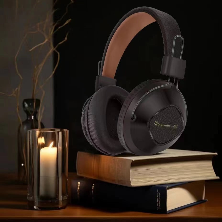 AKZ17 new retro foldable wireless blue headphones trend student headsets distribution