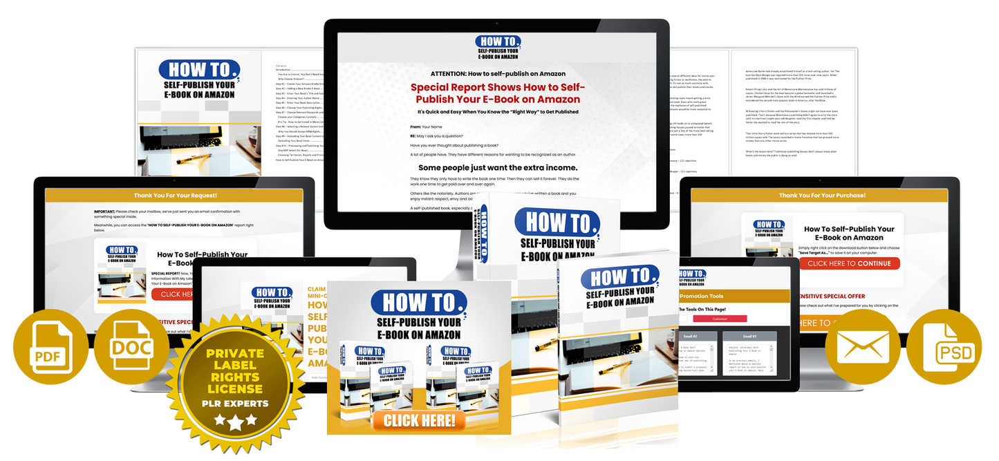 How To Self-Publish Your E-Book on Amazon