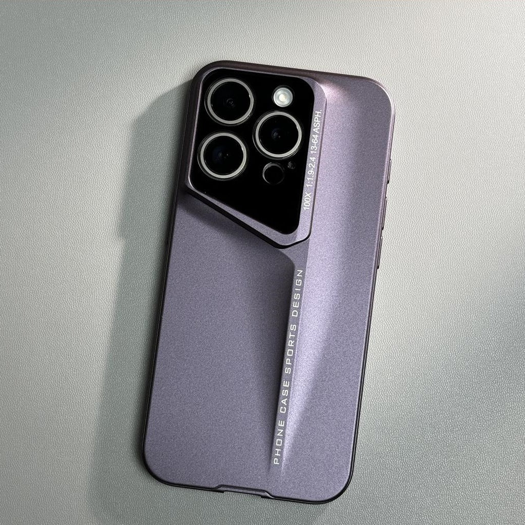 Suitable for 16promax phone case with a sharp matte skin feel, PC hard iPhone15 anti-drop advanced protective case