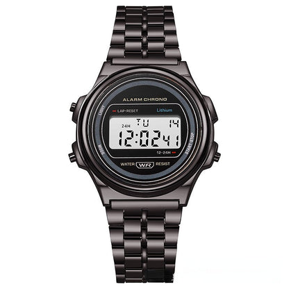 LED electronic Digital Wristwatch – Waterproof, Alarm, Chronograph