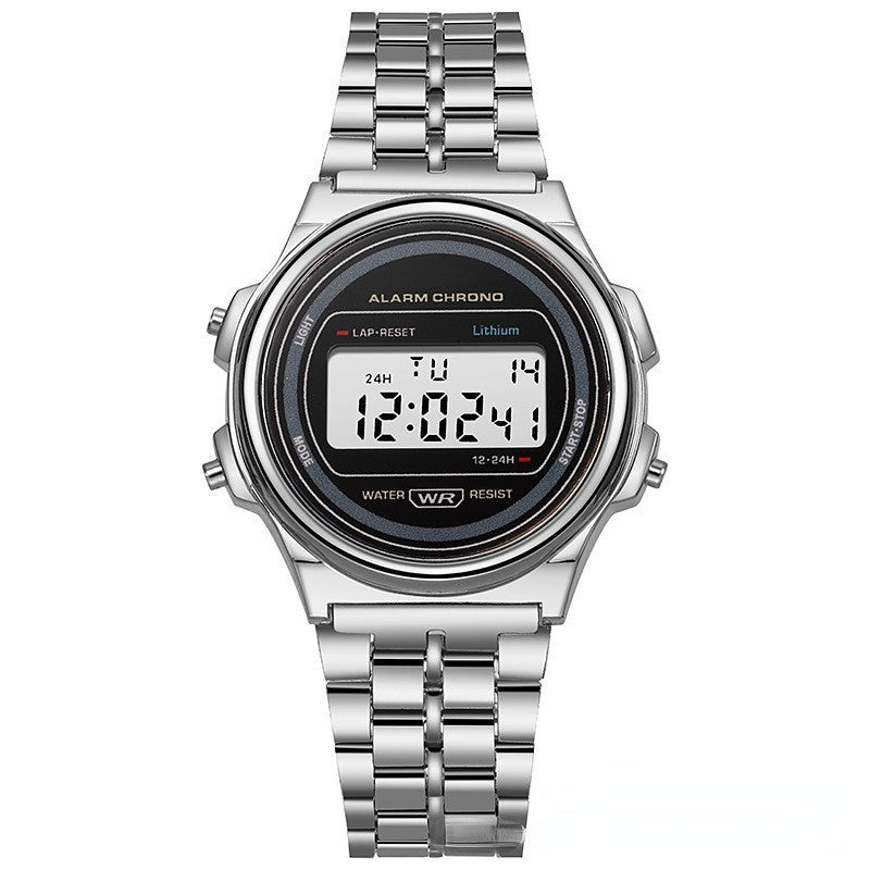 LED electronic Digital Wristwatch – Waterproof, Alarm, Chronograph