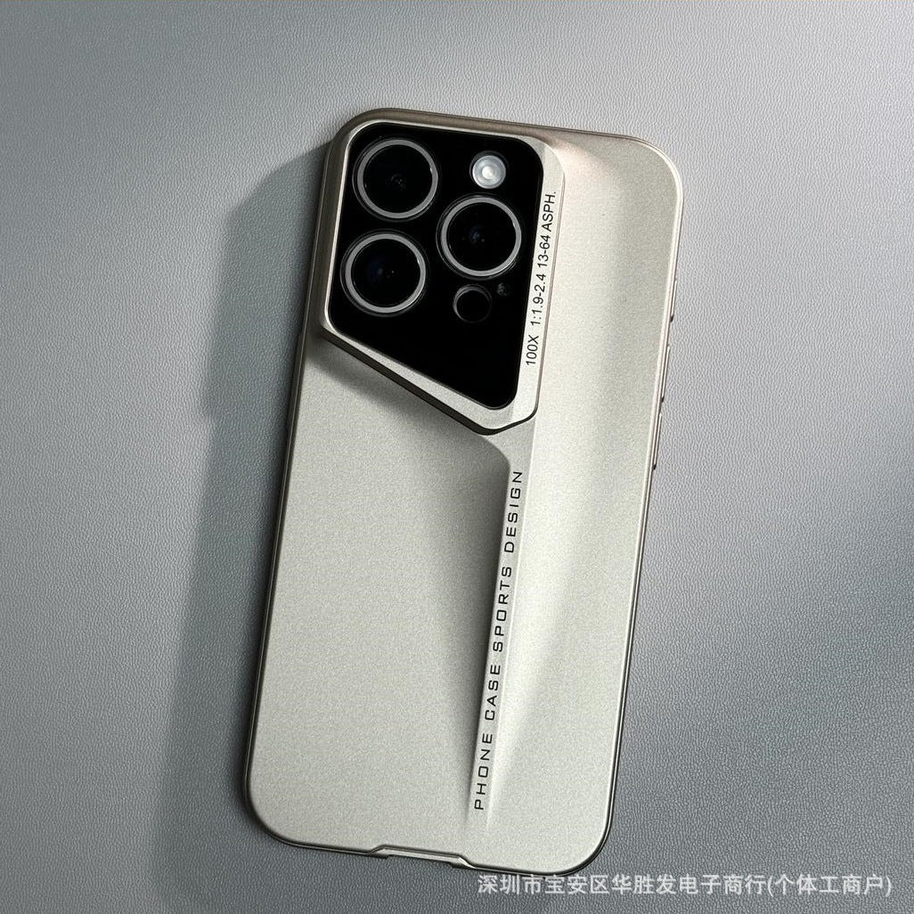 Suitable for 16promax phone case with a sharp matte skin feel, PC hard iPhone15 anti-drop advanced protective case