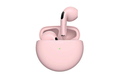 pro6 Blue Headphones J6 Blue Headphones Touch Noise Cancellation Wireless Stereo pro4TWS Headphones Factory