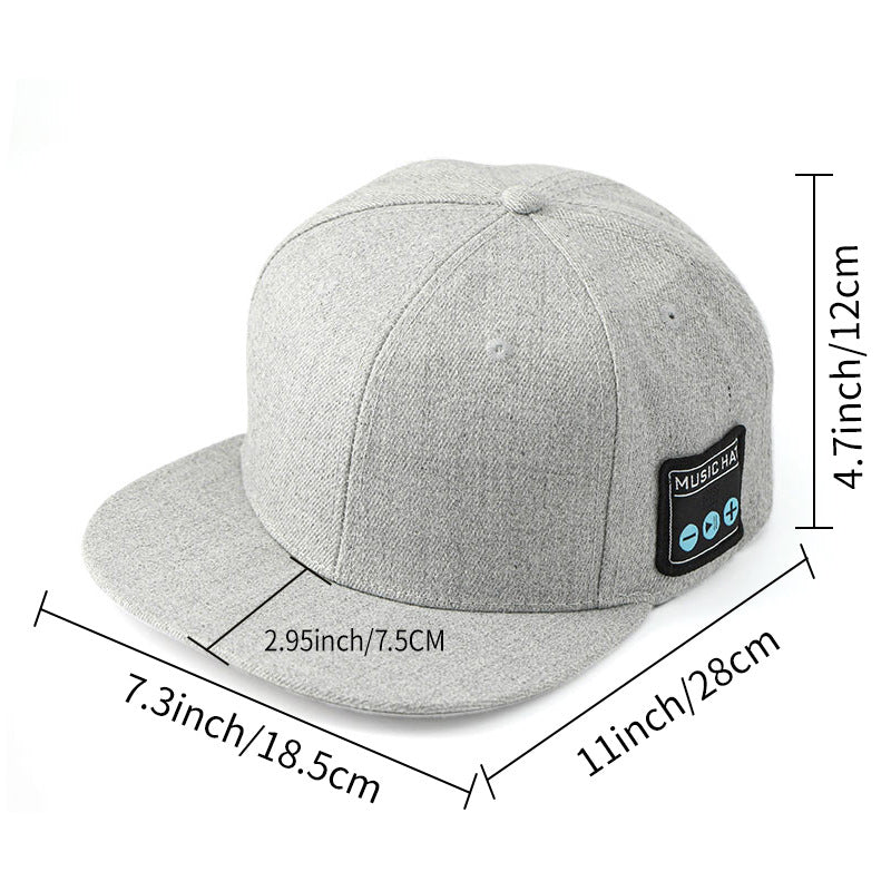 Wireless audio cap, blue 5.4, dual speakers, outdoor music playing baseball cap