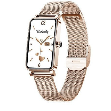 The ZX19 Lady artwatch offers multi-mode protection for heart rate, blood pressure, blood oxygen, and menstrual period reminders