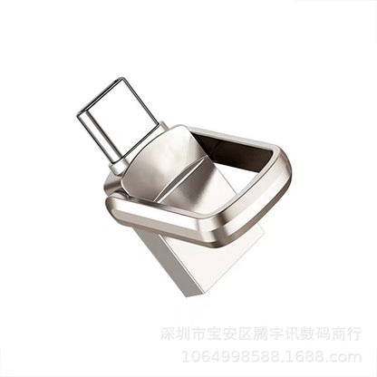 1TB / 2TB large-capacity mobile phone USB flash drive 2-in-1 type-c expansion USB flash drive for both computer and car use
